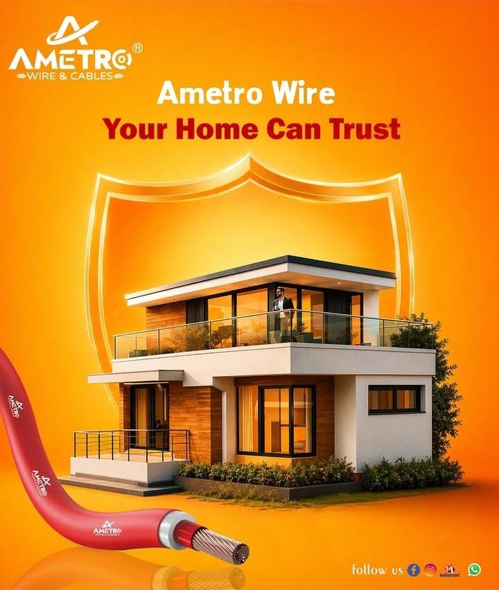 Ametro Wire - your home can trust, red house wire for residential electrical installations